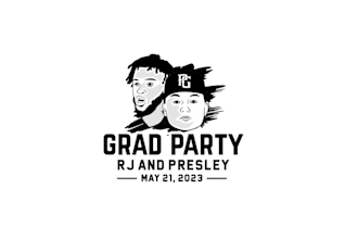design unique presley graduation logo