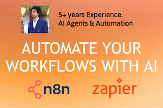 develop ai agents using n8n or zapier