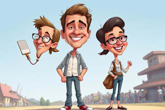 draw a caricature, cartoon caricatures