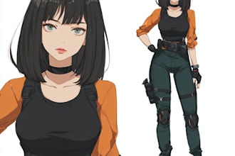 make anime character illustration