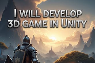 develop 3d game in unity
