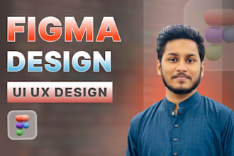 do figma website design, modern and user friendly