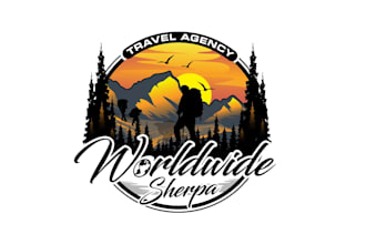 create professional and specially travel agency logo design
