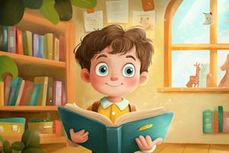 draw children picture book illustrator and children book
