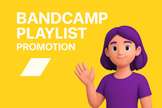 do organic bandcamp playlist music promotion and playlist pitch