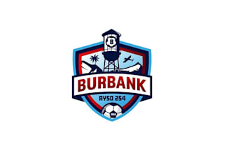 design soccer club bur bank logo