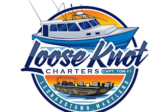 design modern boat logo for your company