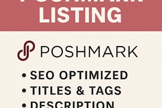 be listing poshmark, ebay, and mercari listing