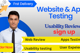 test your app, website, or product and give honest feedback