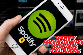 do organic spotify promotion for real streams and followers