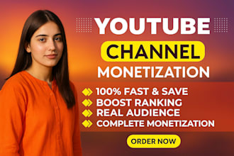 complete youtube channel monetization promotion