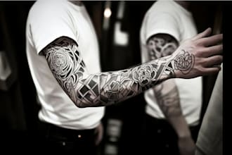 custom design a neo tribal tattoo