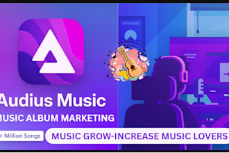 do audius music, album promotion with real organic audience reach