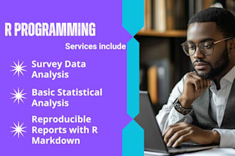 perform r programming based survey data analysis