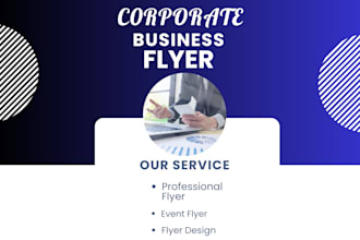 design professional corporate flyer