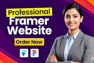 design website , framer landing page, framer developer