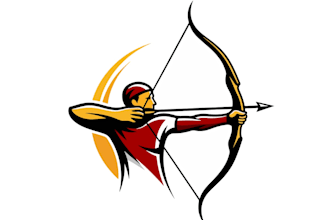 design a modern custom archer logo for your brand