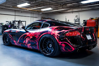 do professional car wrap, and any vehicle wrap design