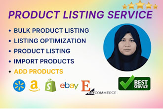 upload products to shopify, woocommerce and bigcommerce with SEO
