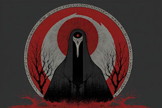 drew logo illustration anything dark art horror metal