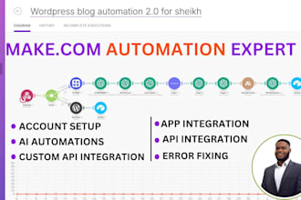 make com automation made com fix make com expert zapier crm api integration