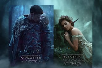 create an epic fantasy book cover