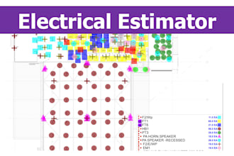 do detailed electrical takeoff and estimation