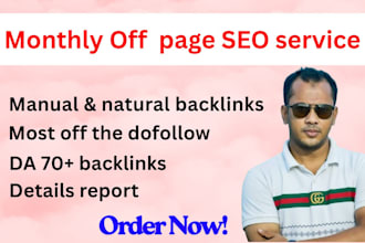 boost your website monthly off page SEO strategy