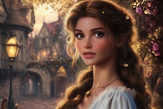 draw you cartoon portrait in disney style