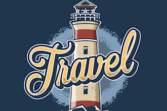 do modern creative wonderful lighthouse logo design