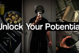 design clickable thumbnail for self improvement videos