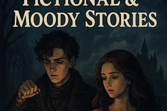 ai generated scenes for fictional, moody stories