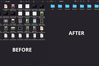 sort and organize your photos by date and remove duplicates