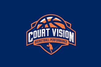 design aesthetics basketball company logo