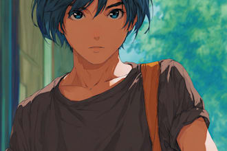 create stunning custom anime art and characters for you