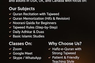 be your online quran teacher with perfect tajweed