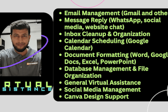be your reliable virtual assistant