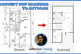 convert PDF drawings to autocad