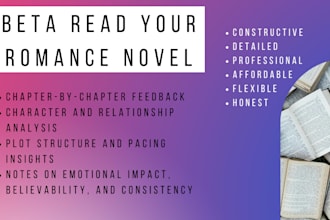 beta read your romance novel