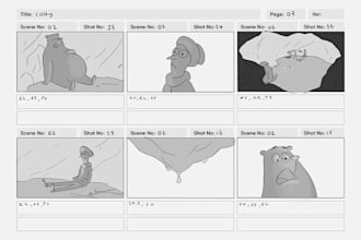 draw a unique storyboard
