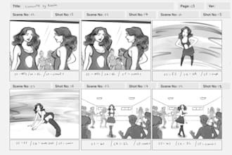 draw a premium storyboard