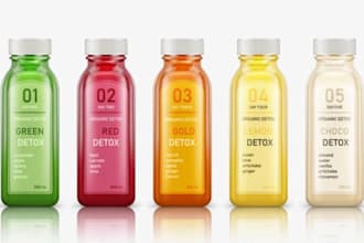 create juice label bottle label poshmark and connect domain