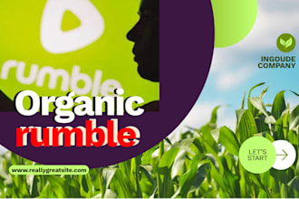 do organic promotion, rumble views, rumble followers, rumble monetization