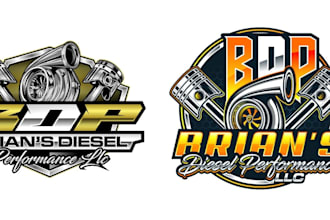 design high quality diesel repair logo