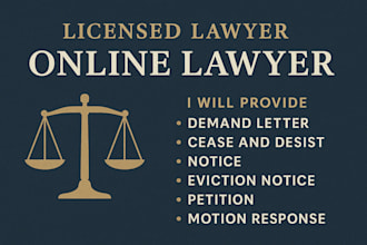 write an effective eviction notice, cease and desist, demand letter