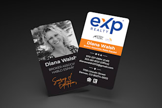 provide professional luxury, real estate business card