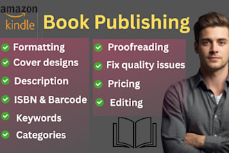 publish books on amazon kindle kdp and book formatting