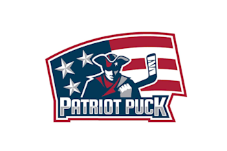 design outstanding good looking patriot puck logo