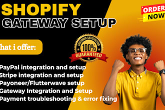 fix install and optimize shopify payment gateway integration for shopify store