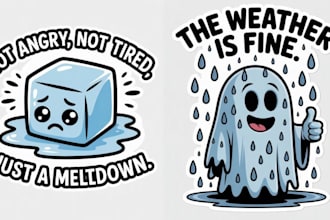 create cute kawaii aesthetic stickers